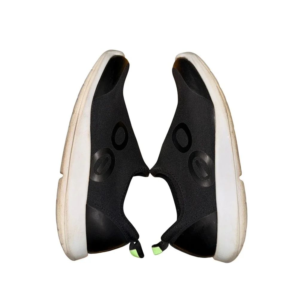 OOFOS OOmg Womens 8 Pre-Owned Recovery SlipsOn Sneaker Black OOfoam Comfort Shoe